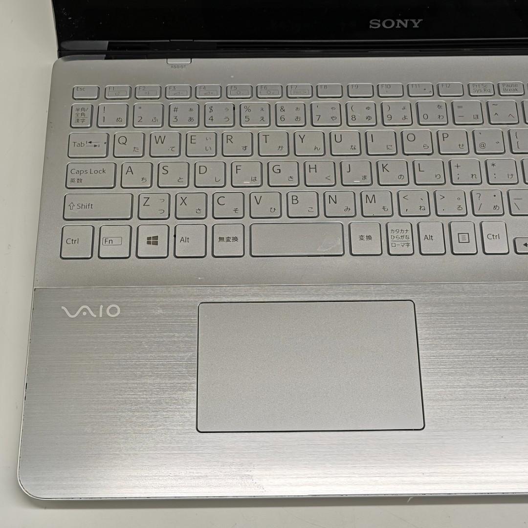 【VAIO】SVF 高性能i7 SSD512GB 12GB シルバー ノートPC