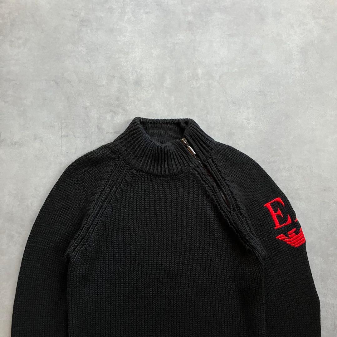 トップス 00s archive emporio armani knit sweater