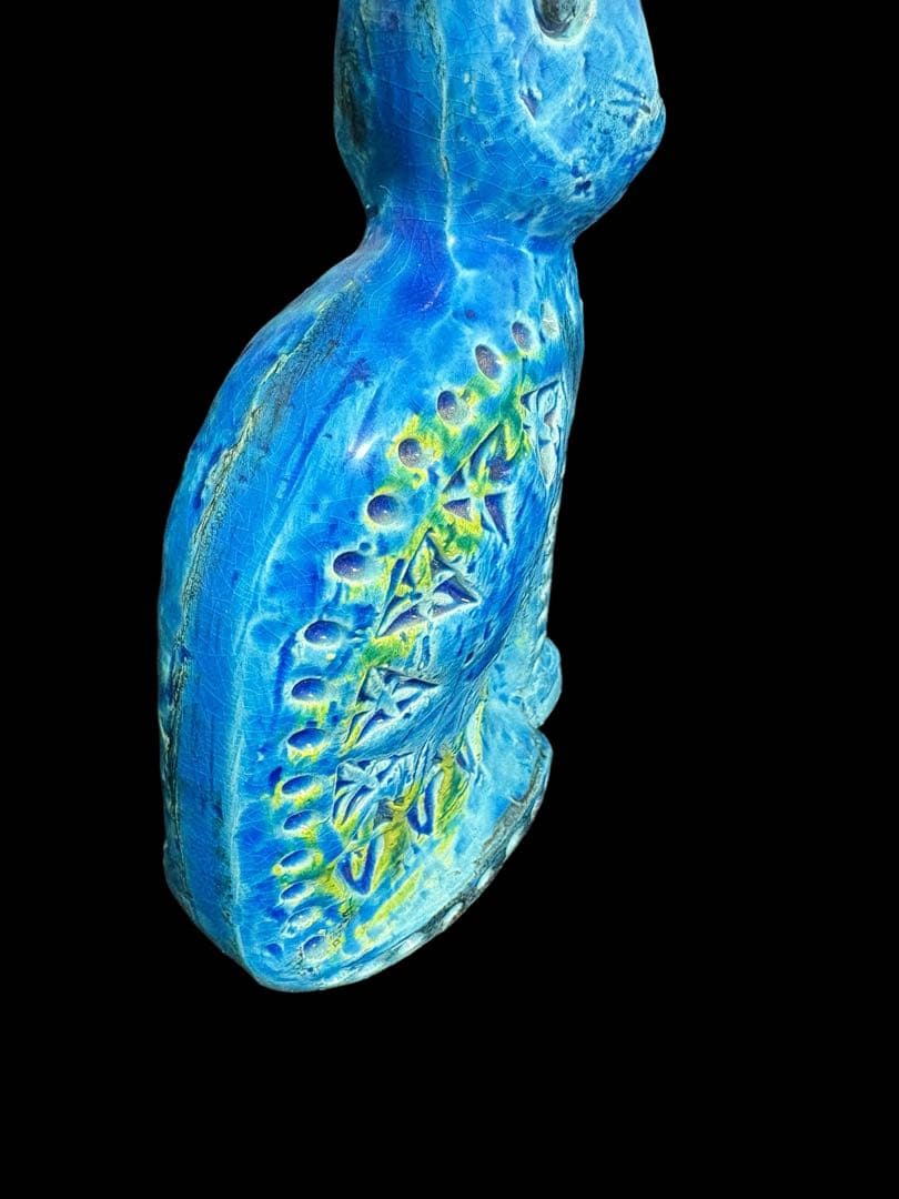 ☆美品　イタリア　FLAVIA フラビア　リミニブルー　オブジェネコ　ビトッシ