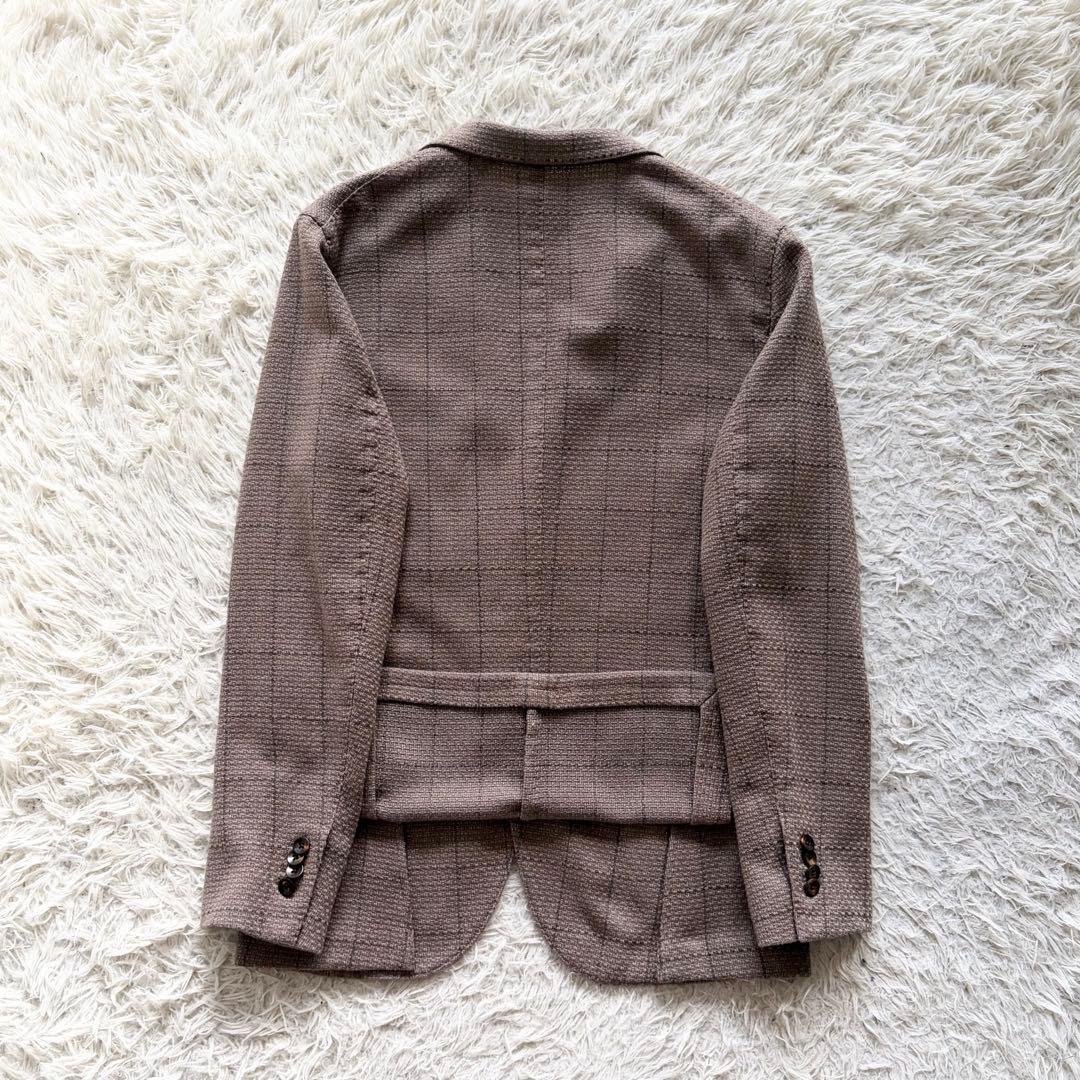 <極美品>BOGLIOLI K.JACKETカシミヤ ブラウンジャケット 48