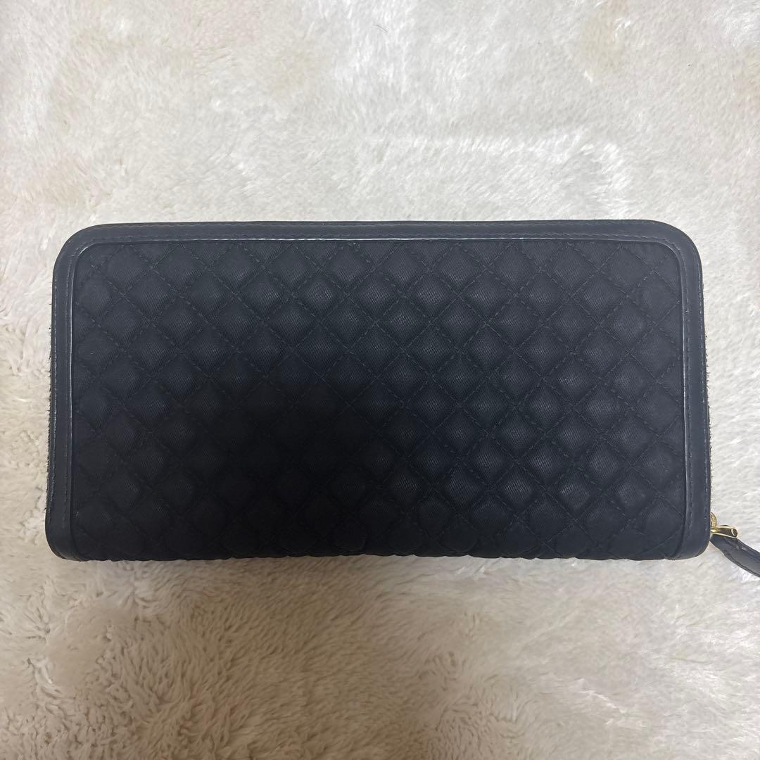 PRADA ブラック 長財布 キルティング