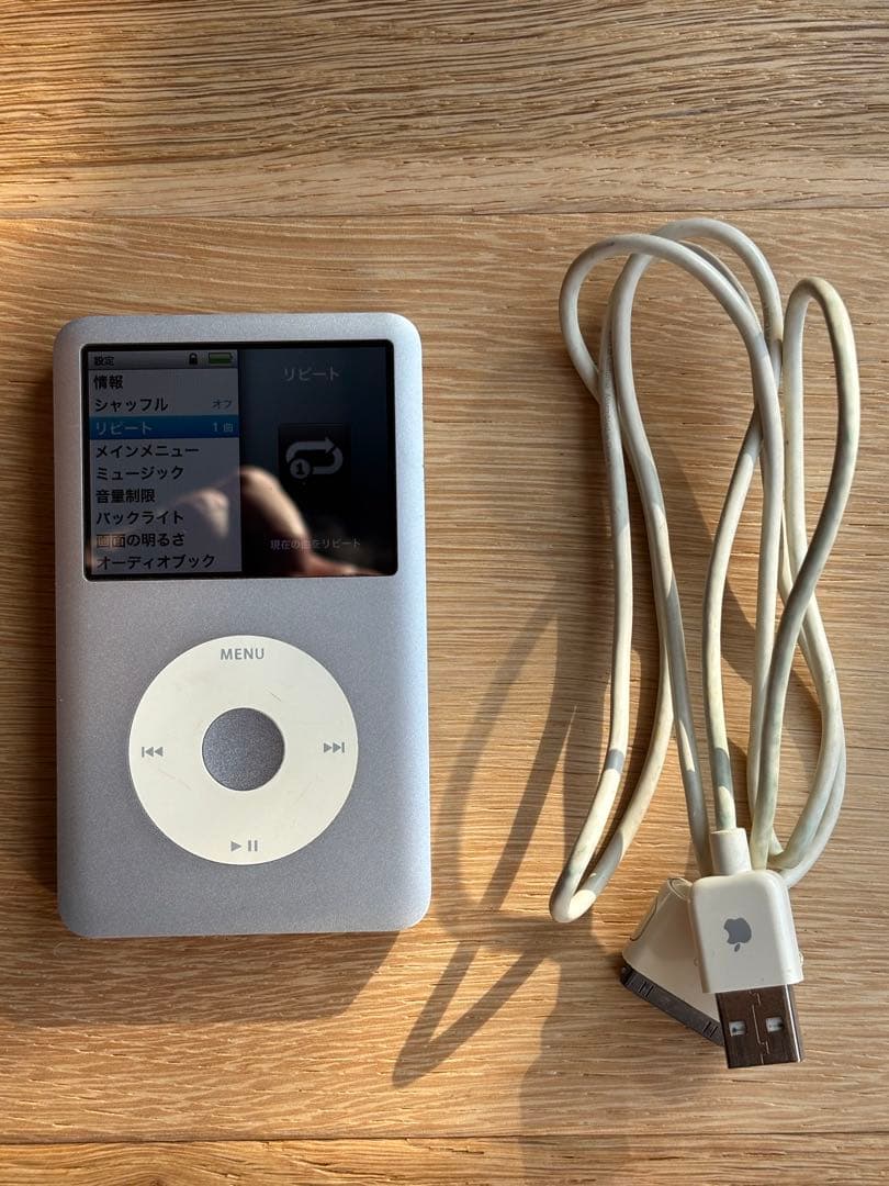 動作確認済　Apple iPod classic 80gb a1238 シルバー