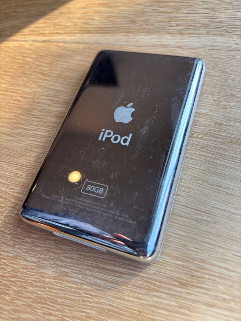 動作確認済　Apple iPod classic 80gb a1238 シルバー