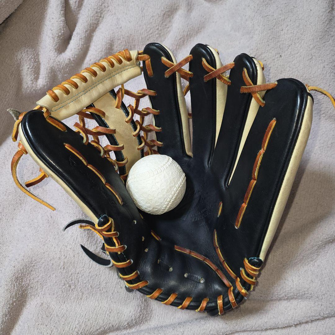 ふ*ぅ様 ミズノプロ 軟式オーダー 外野 イチロー型