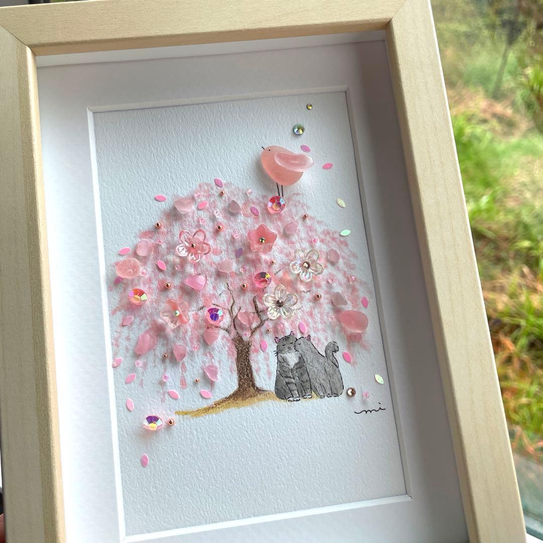 シーグラスアート　シャボン玉アカリHaHaKo様♡リクエスト