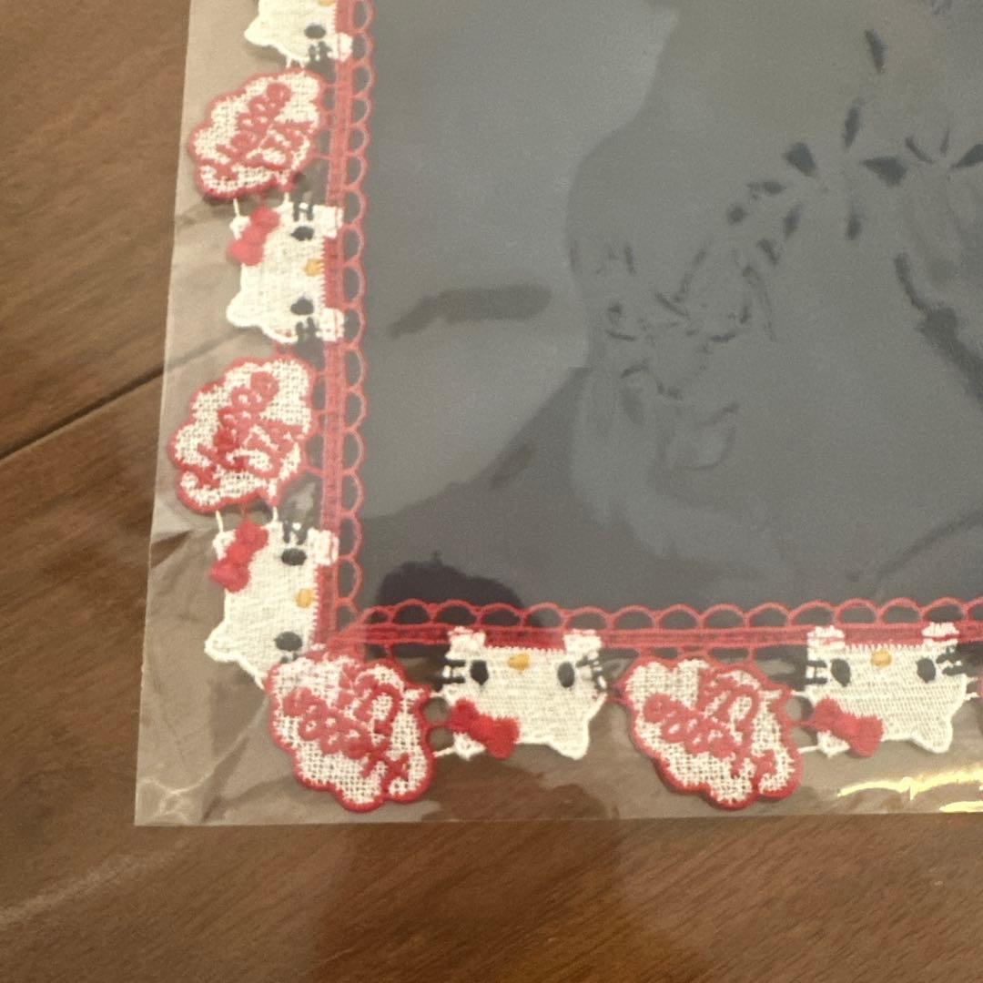 ハローキティ× 近沢レース店 × ユナイテッドアローズ ☆ ハンカチ［ネイビー］