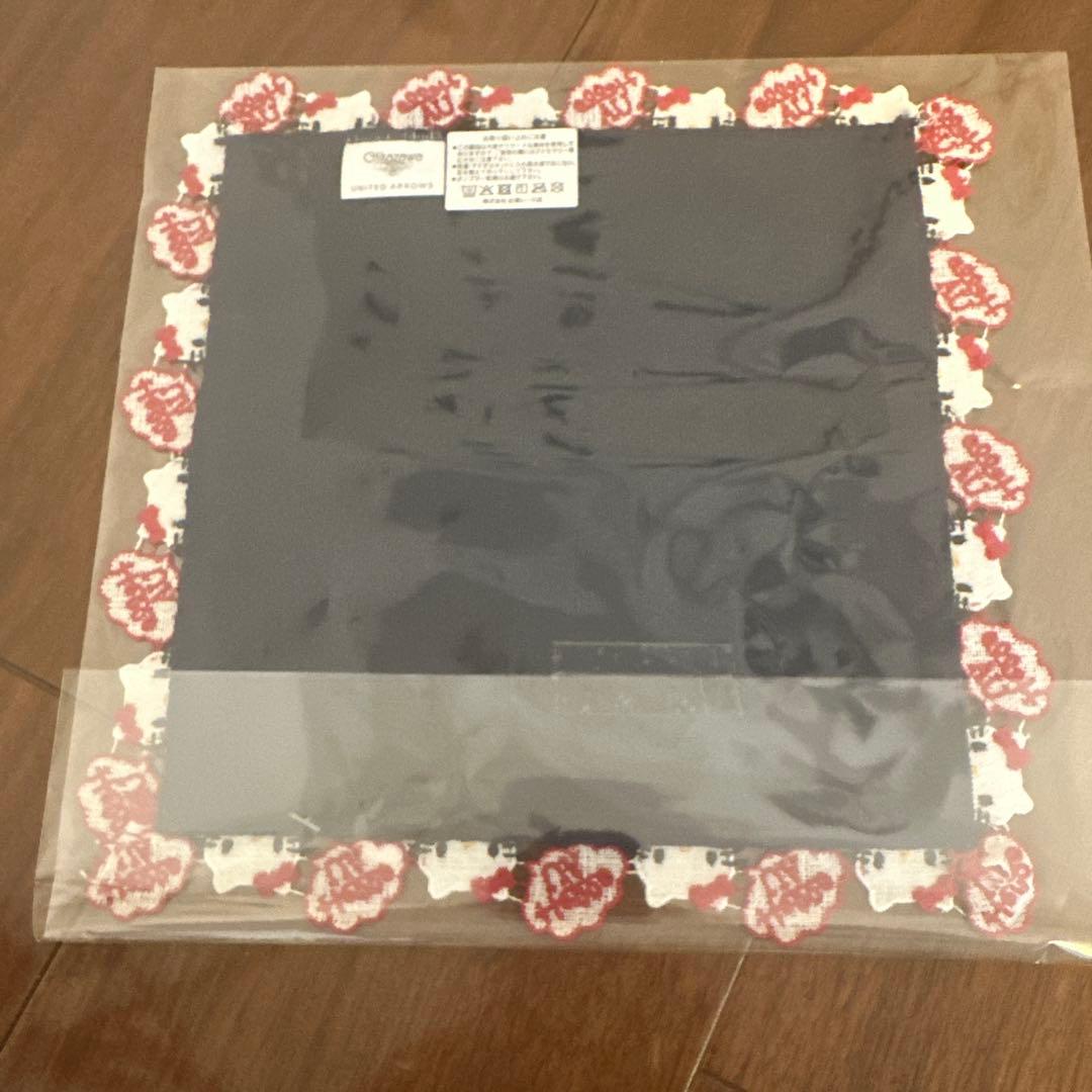 ハローキティ× 近沢レース店 × ユナイテッドアローズ ☆ ハンカチ［ネイビー］