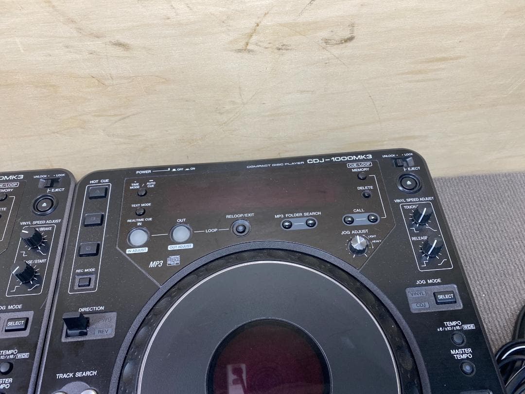 09 Pioneer CDJ-1000mk3 2台セット