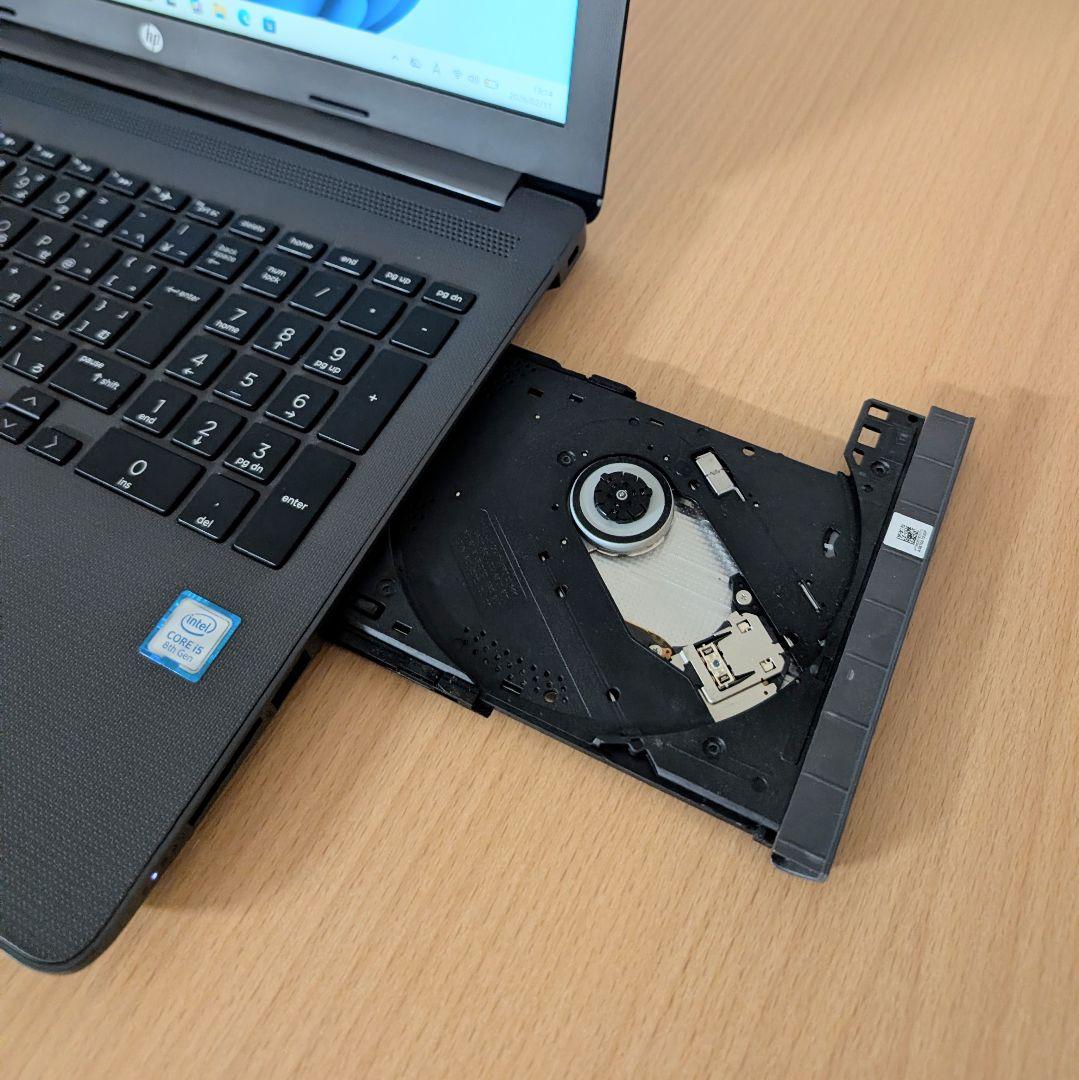 美品 HP 15.6型 i5 第8世代 8G SSD256G DVD Win11