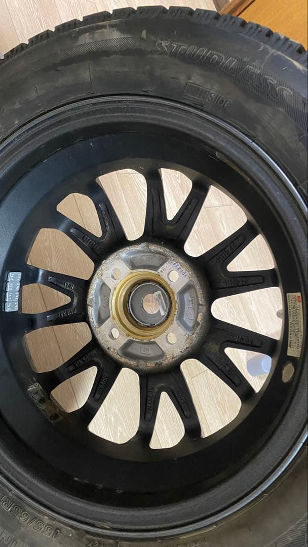 タカちゃん 様155／65／14 VRX2タイヤ ホイールセット　2本