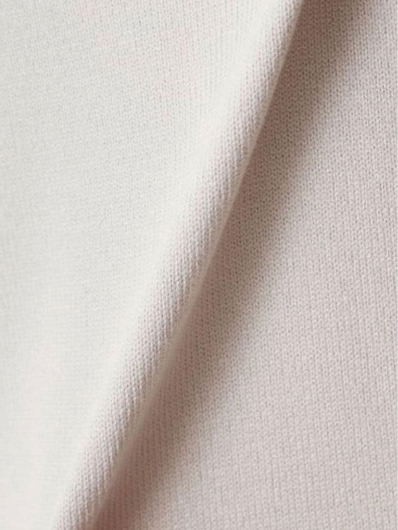 ★新品AOURE WASHABLE PACK KNITモックネック　 ホワイト