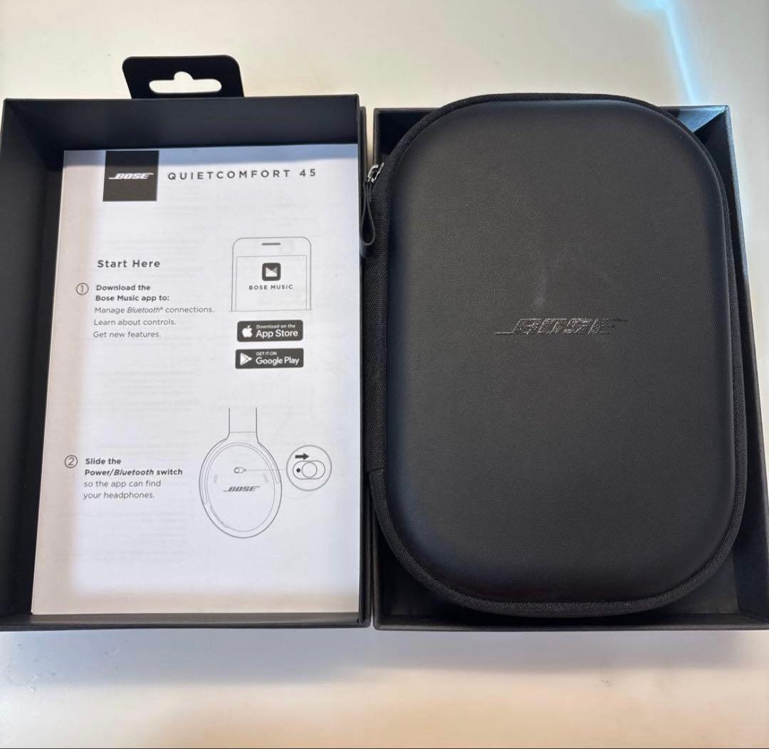美品 Bose QuietComfort 45 ヘッドホン ホワイト