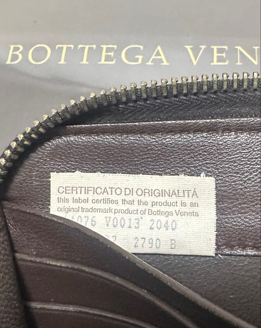 【付属品付】ボッテガヴェネタ ラウンドファスナー/ラム/黒/3️⃣✨✨✨