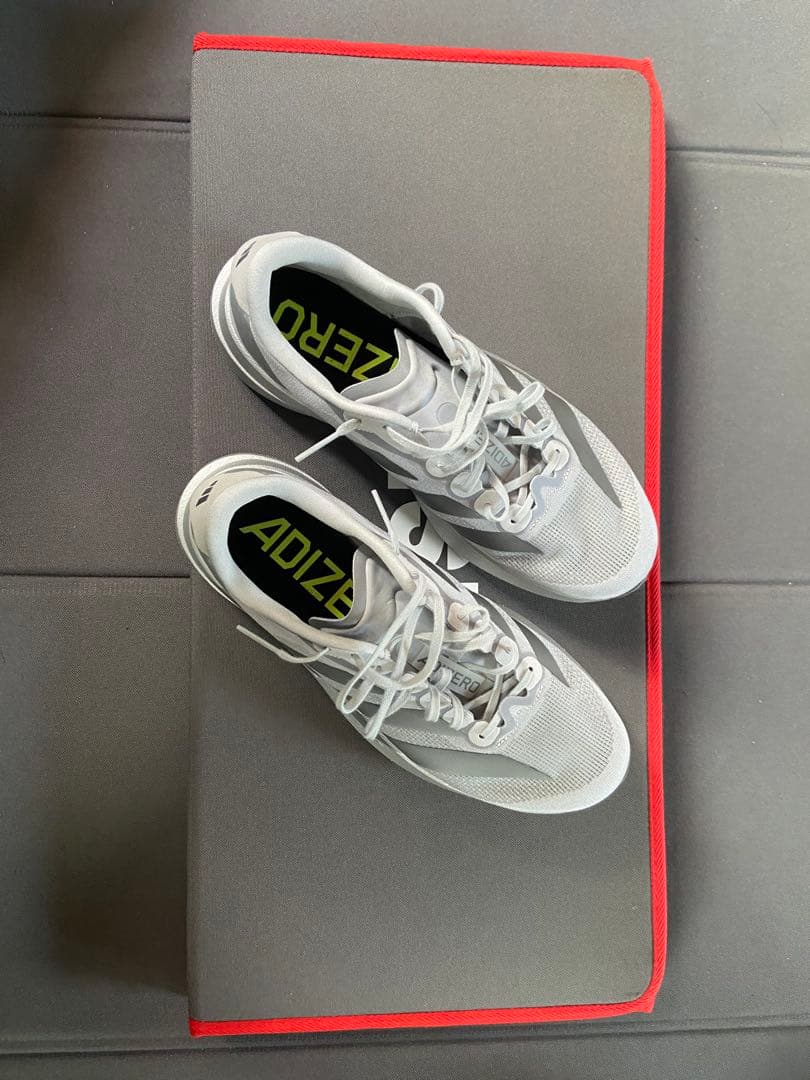 ADIZERO EVO SLグレー 走行距離5km 27.5cm