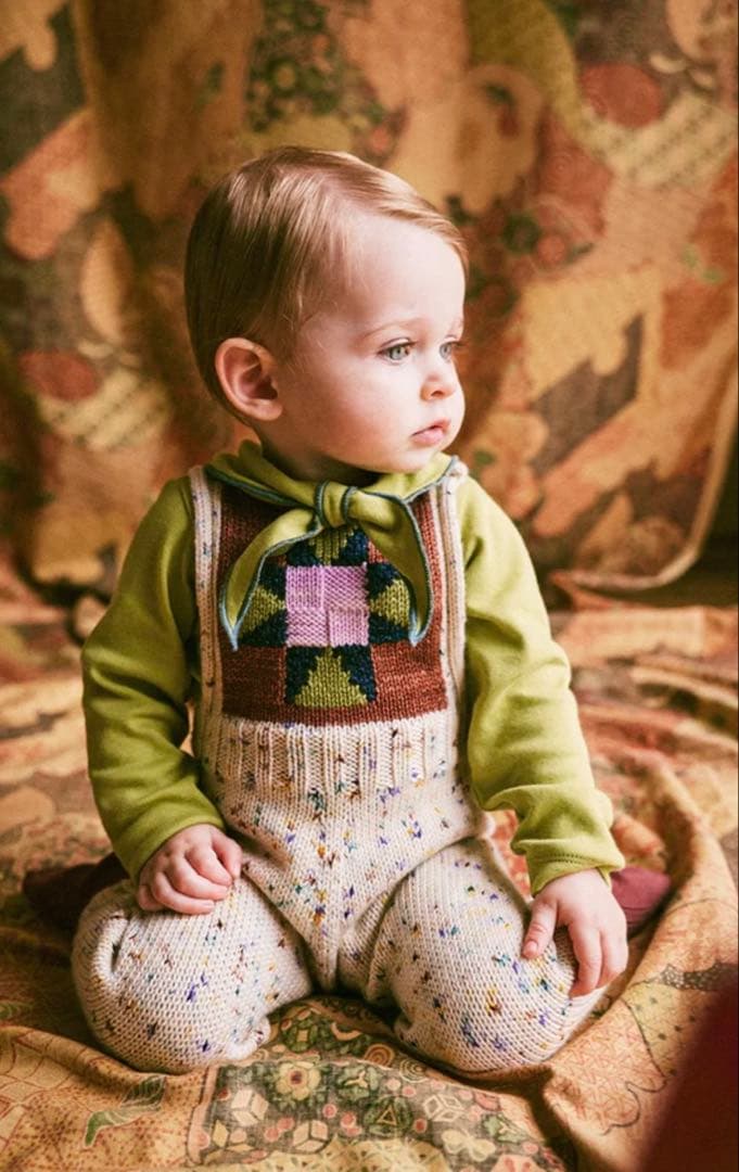 ロンパース・カバーオール Nova Quilt Overall Iris Confetti 6-12m