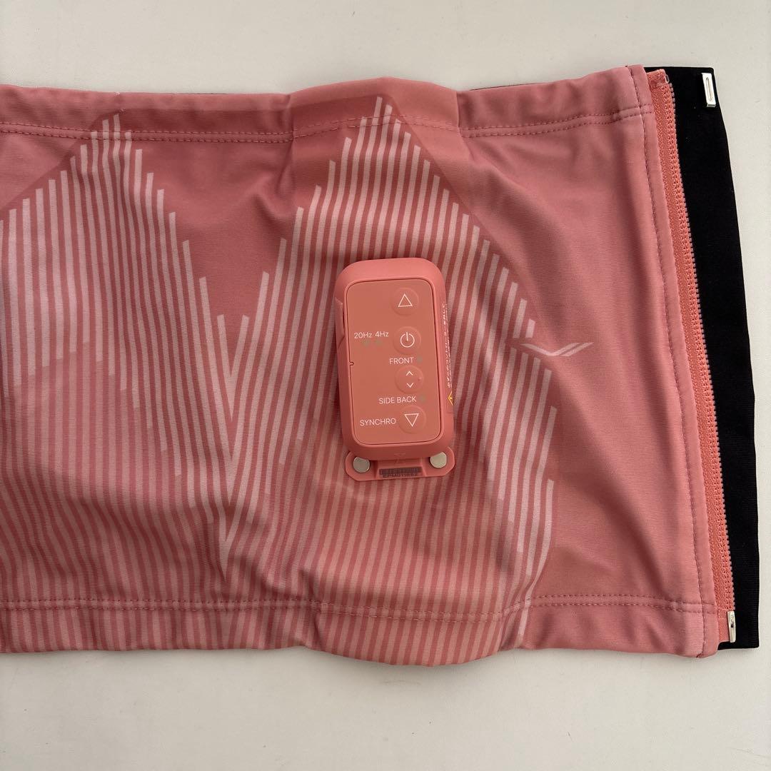 SIXPAD パワースーツコアベルト　ピンクM コントローラー付き