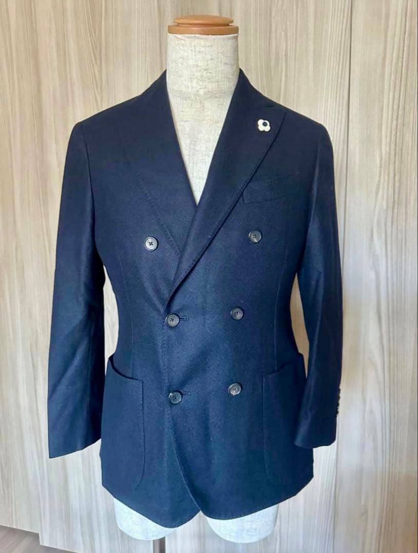 Takahiro【極美品】ラルディーニ LARDINI ダブルジャケット