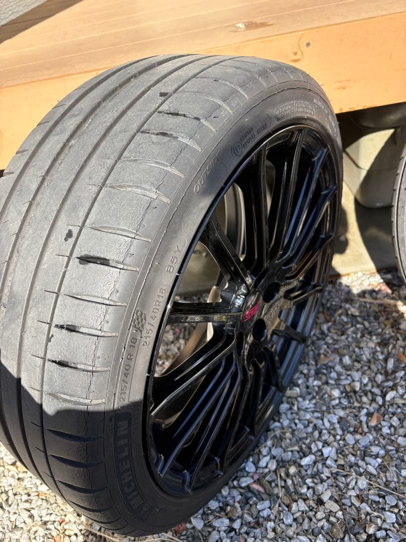 STI ホイール、タイヤセット　18インチ