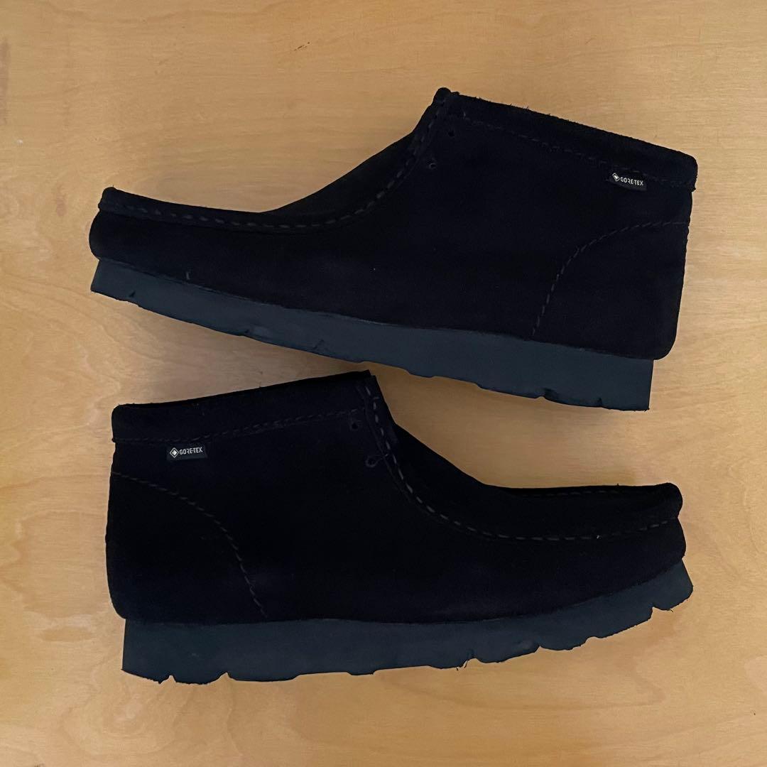 BEAMS別注 Clarks ワラビー GORE-TEX スリッポン ブラック