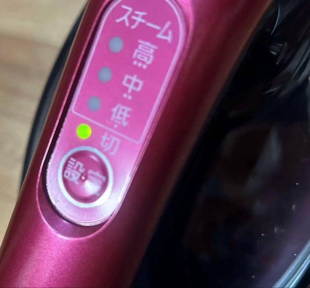 【Panasonic】コードレススチームWヘッドアイロン NI-WL706-P