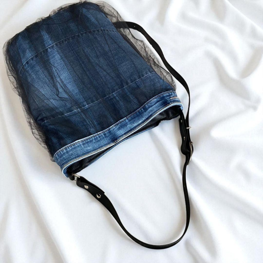2way／denim tulle bag／ワンショルダー