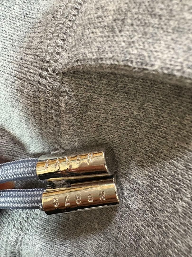 【美品】CABaN キャバン　コットンカシミヤ　パンツ　グレー　XS