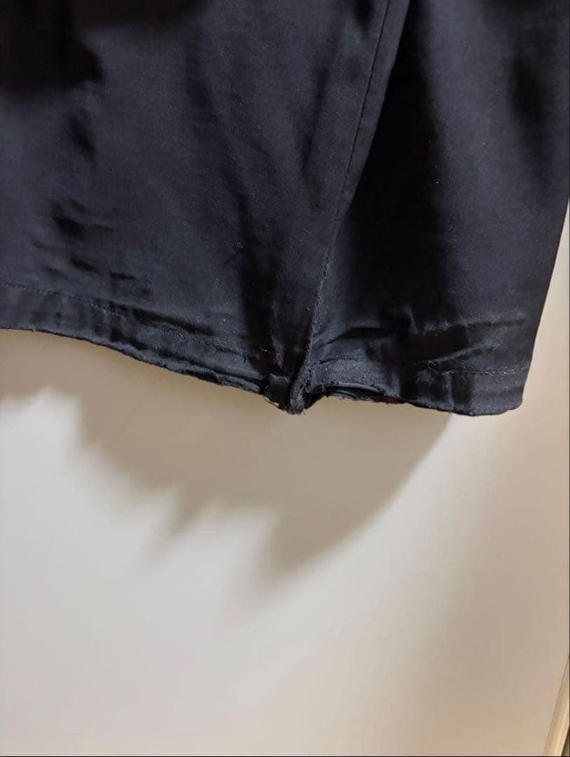 GOAT ESSENCE TUCK WIDE PANTS ブラック