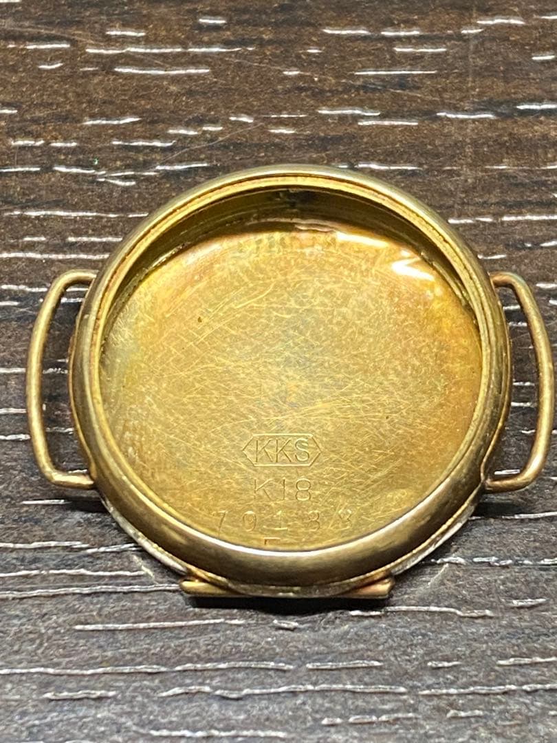 k18 WG 金無垢時計ケース