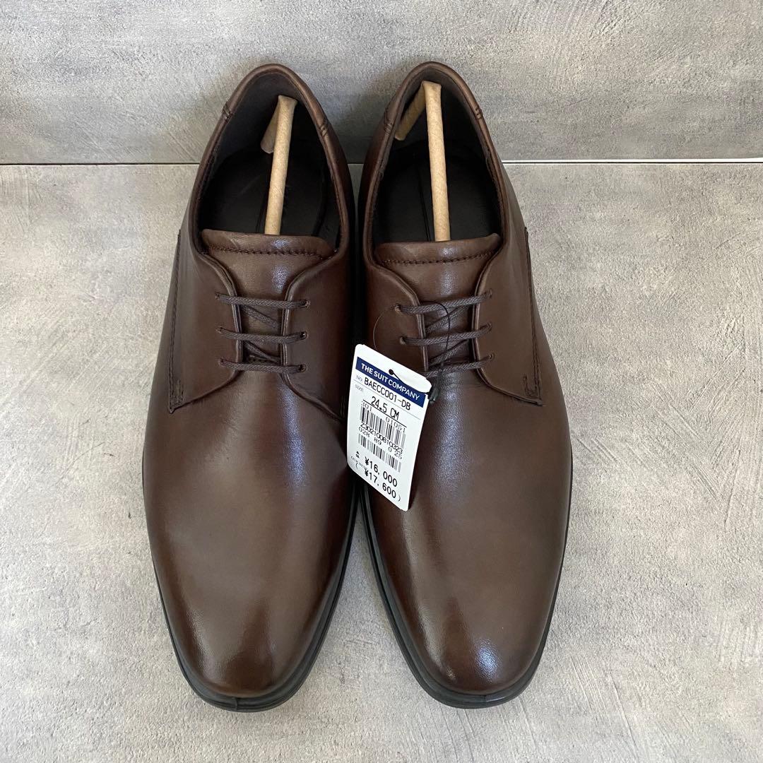 【新品】ecco × THE SUIT COMPANY レザー シューズ