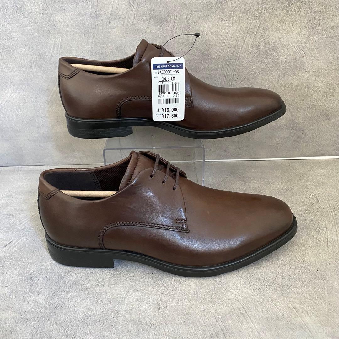 【新品】ecco × THE SUIT COMPANY レザー シューズ