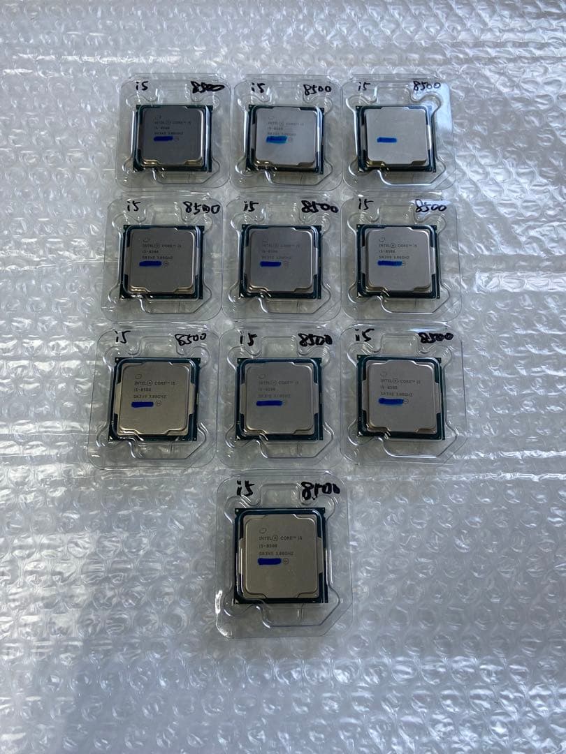 CPU INTEL CORE i5-8500 SR3XE 10枚 ジャンク