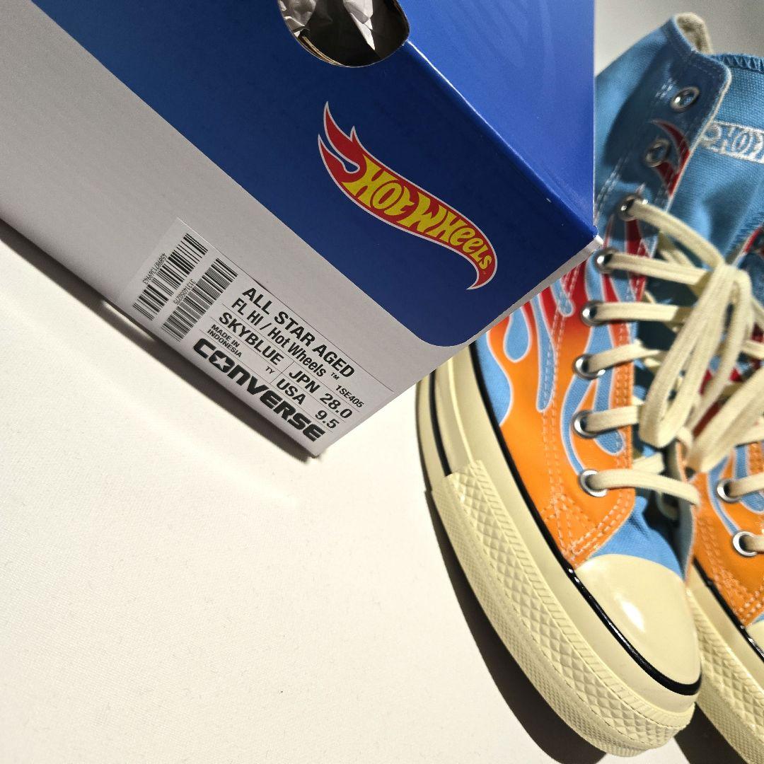 美品 コンバース ホットウィール コラボ 28 cm 箱付き