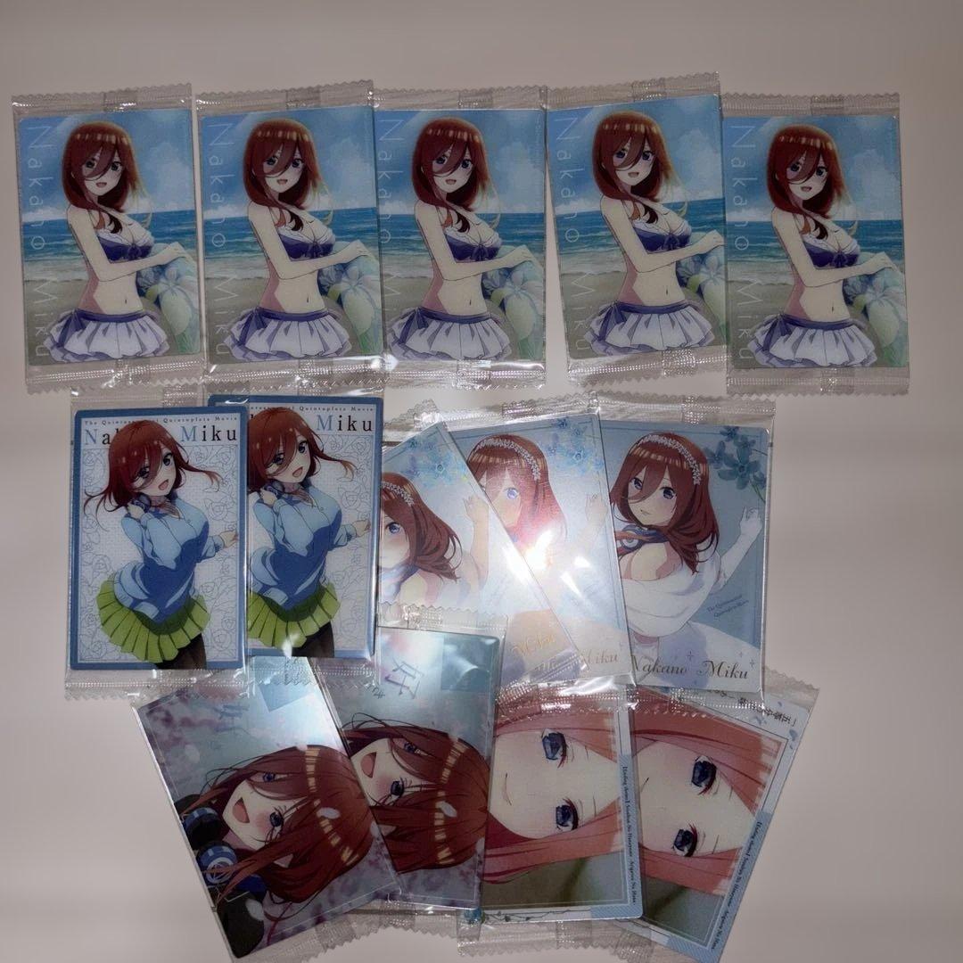 最終限定セール　五等分の花嫁　ウエハースカードまとめ売り　値下げ不可