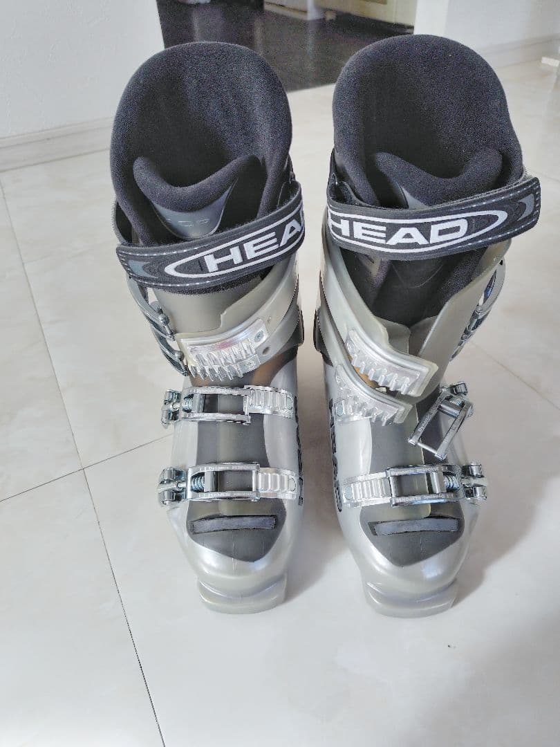★美品★HEAD スキー用ブーツ シルバー 収納バッグ（26.0〜26.5cm）