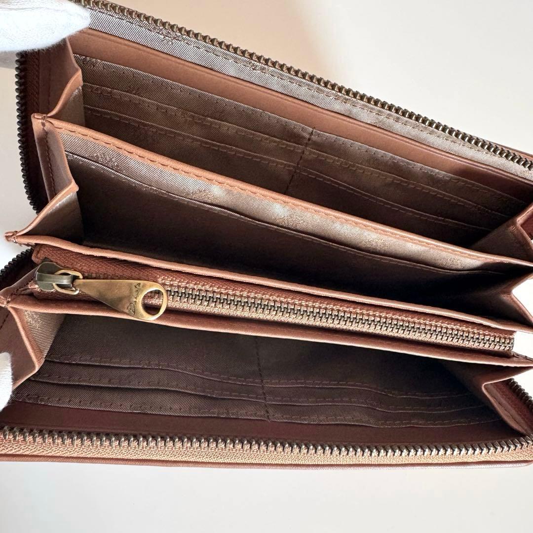 Dakota ダコタ 長財布 ラウンドファスナー レディース キャメル カバロ