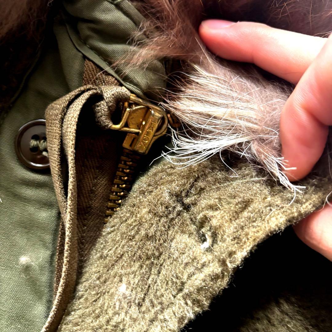【40s】 US.ARMY M43 パイルライナー 山岳部隊 ファー アルパカ