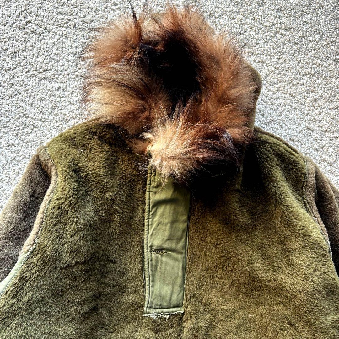 【40s】 US.ARMY M43 パイルライナー 山岳部隊 ファー アルパカ