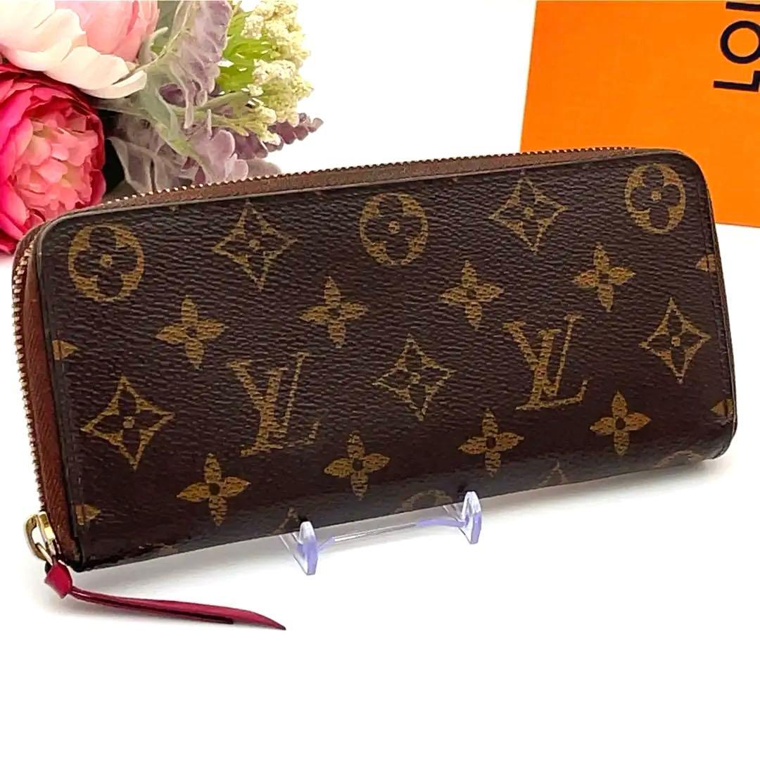 【極美品】ルイヴィトン モノグラム クレマンス フューシャピンク　長財布