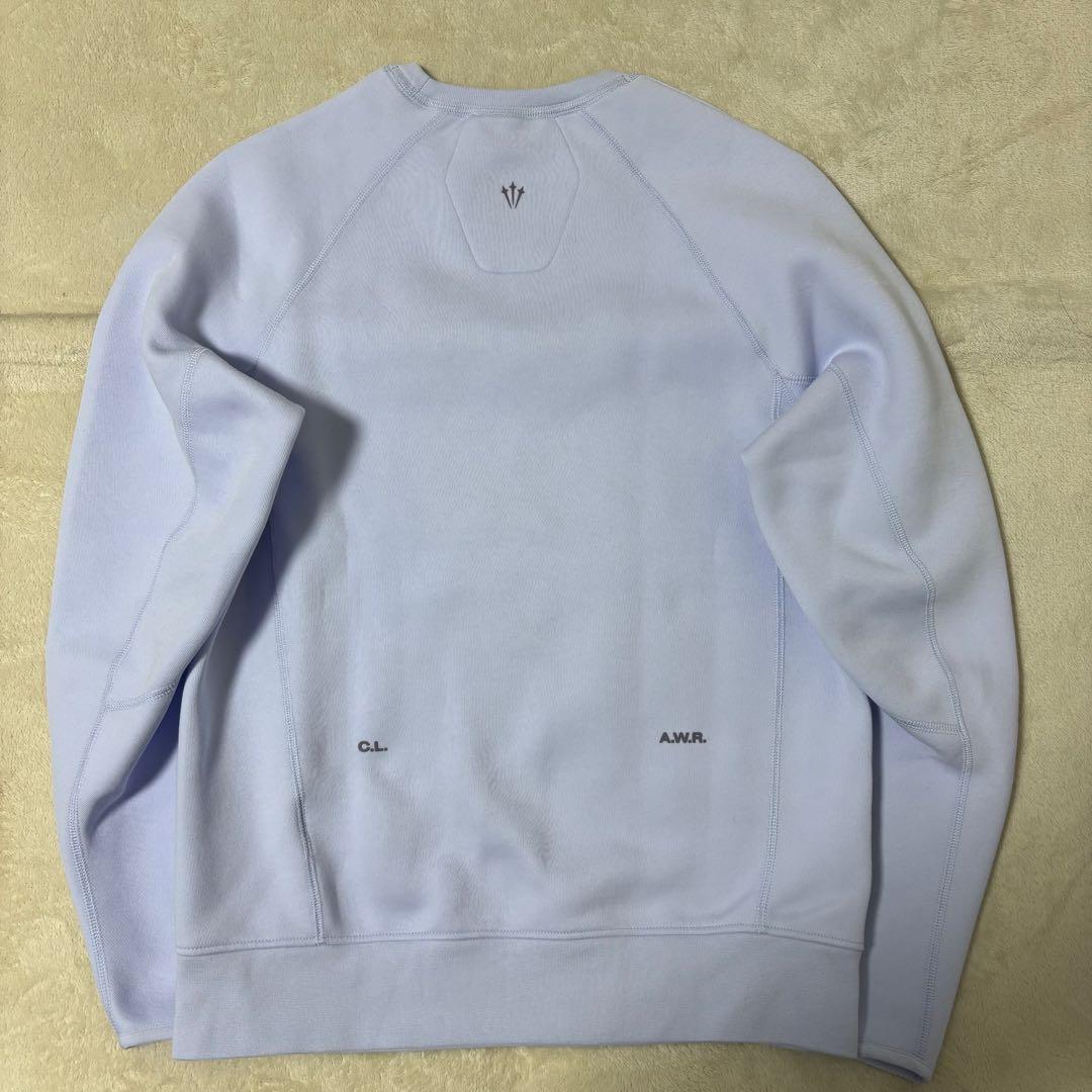 ナイキ ノクタ テック フリース クルーネック ラベンダー Sサイズ