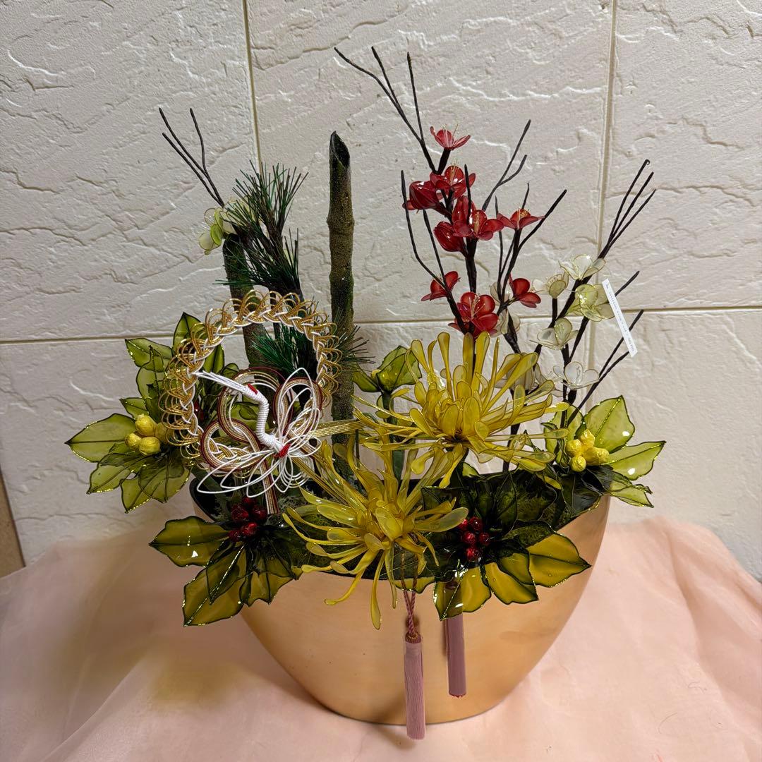 お正月用松竹梅、玄関用に最適！ (ノアの方舟！)