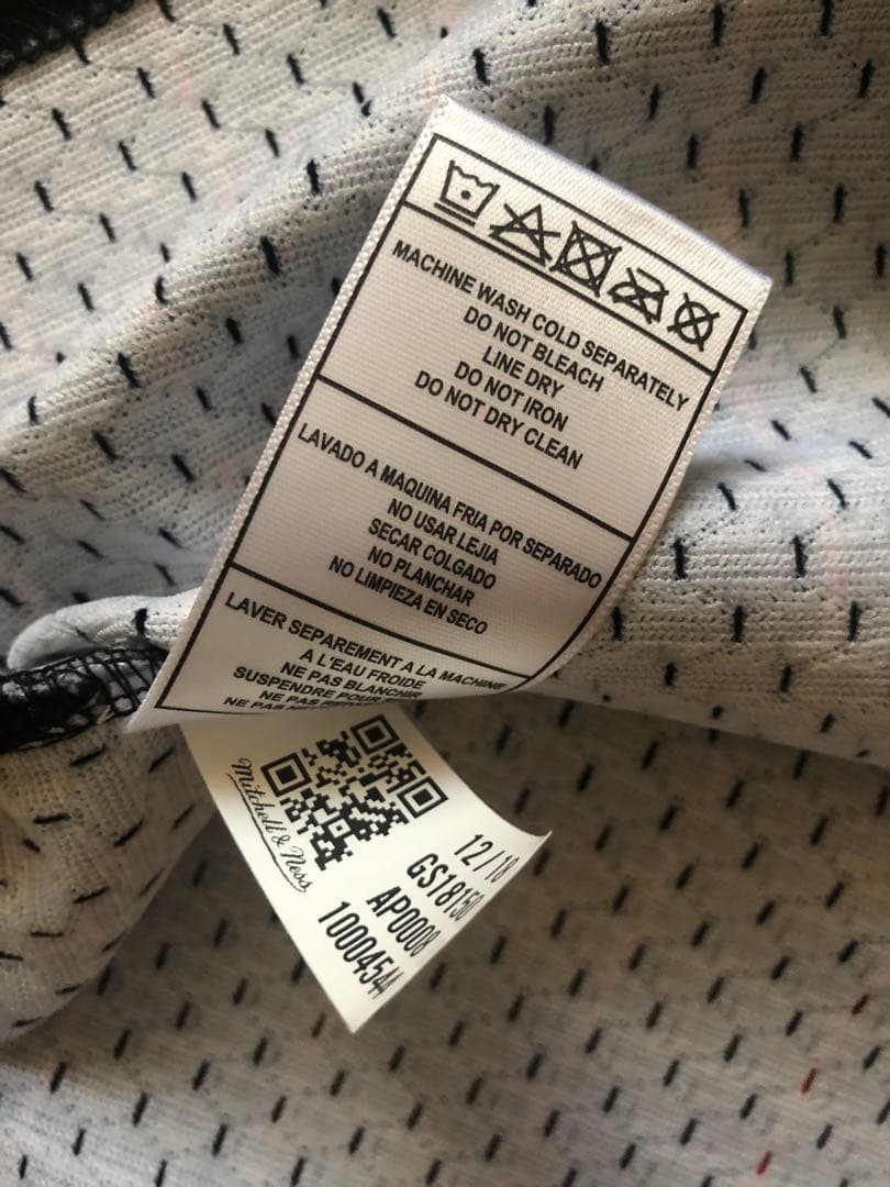 【S未使用タグ付】ロッドマン mitchell&ness 95-96ユニフォーム