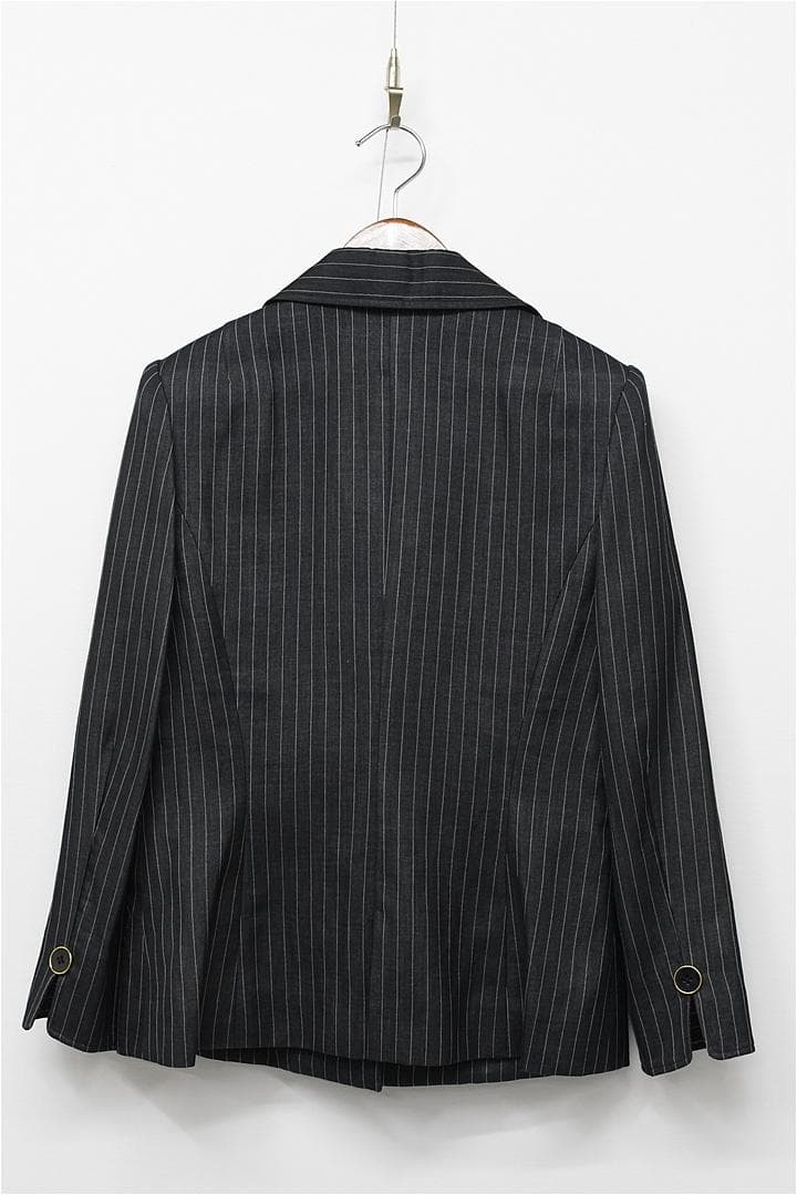 O285/美品 TAE ASHIDA セットアップ スーツ シルク混 9 黒