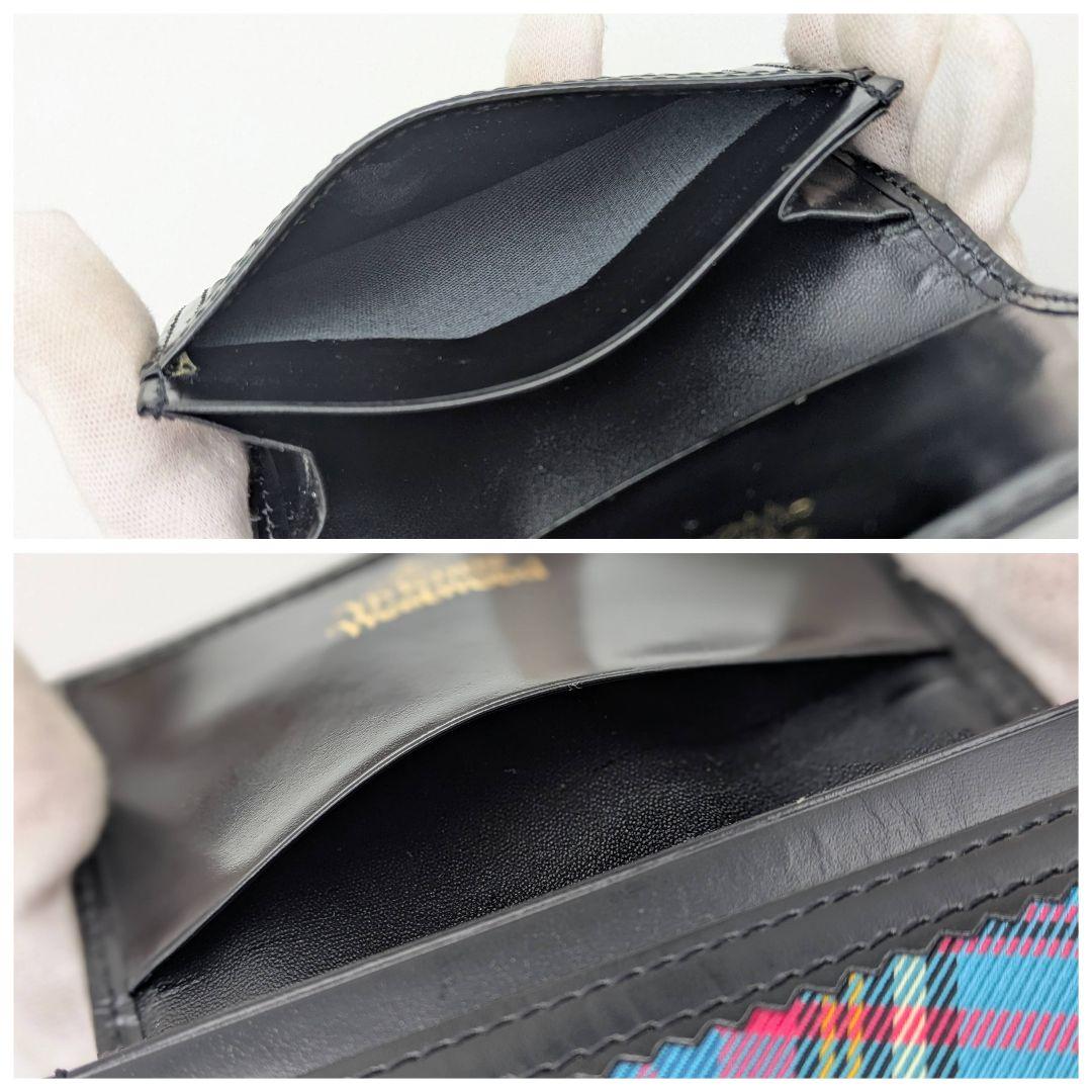 美品✨️ヴィヴィアンウエストウッド マックマラ 名刺カード入れ ブルー チェック