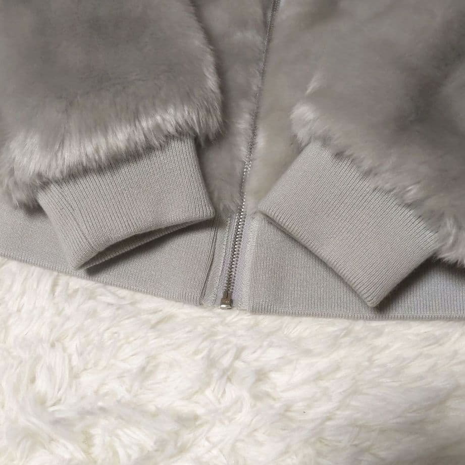 theory セオリー ボンバー ファー ブルゾン ジャケット MA-1