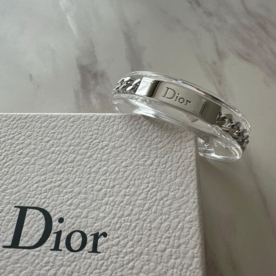 ヴィンテージ⭐︎クリスチャンディオール　チェーン　アクリル　バングル