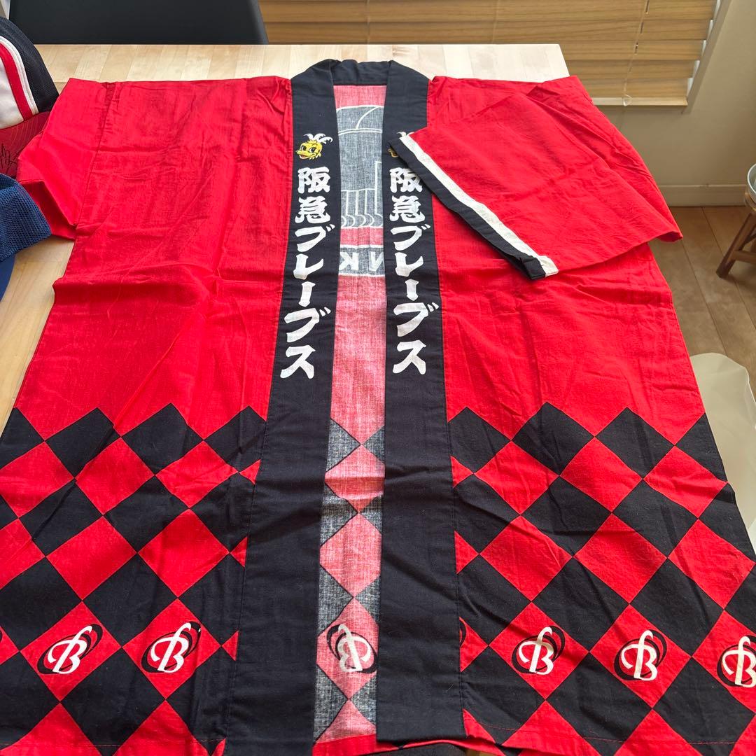 阪急ブレーブス ハッピ 赤　当時物