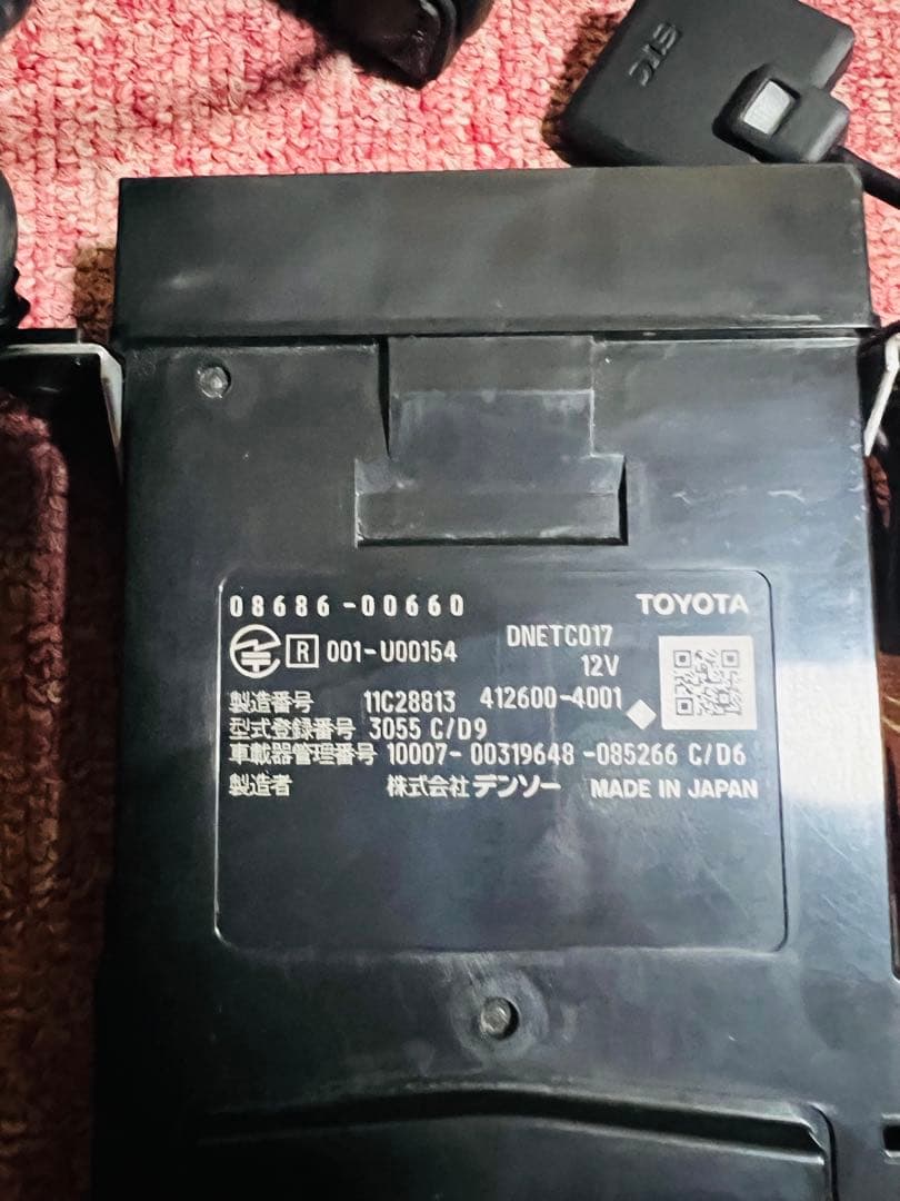 トヨタ純正ETC車載器 08686-00660