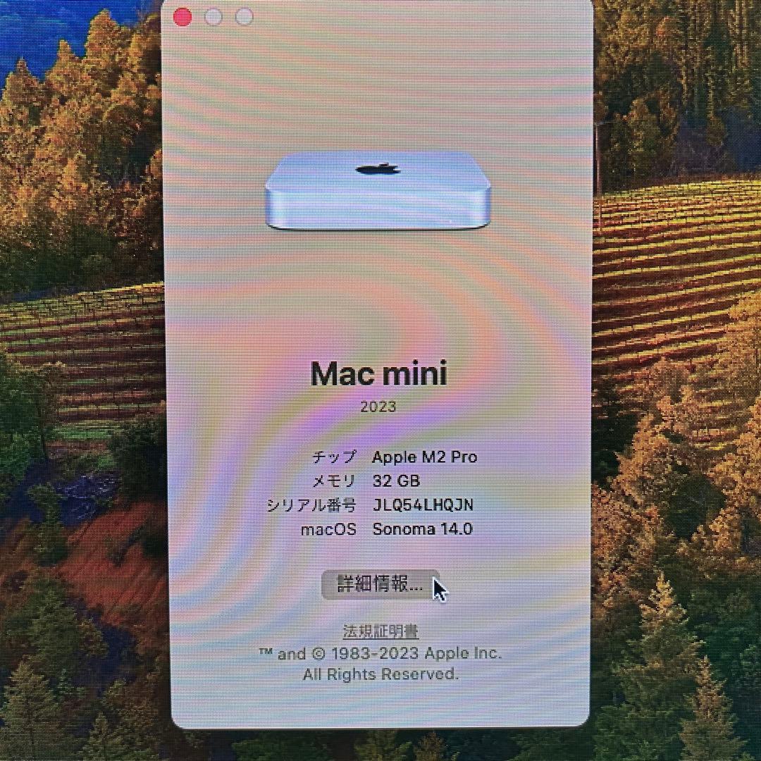 S*y様 mac mini m2 pro 1TB 32GB