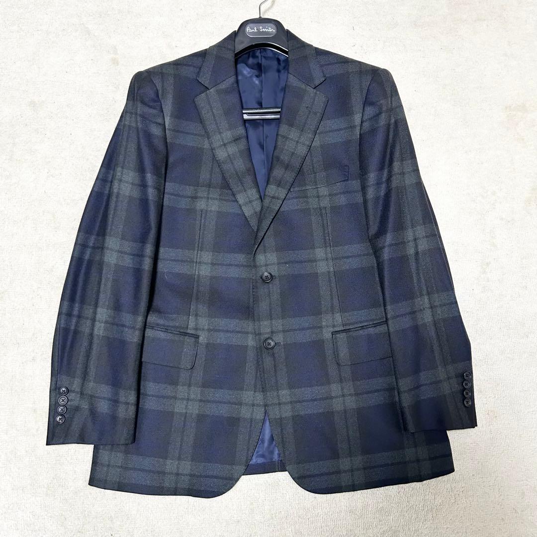 極美品　マッキントッシュロンドン　テーラードジャケット　ブラックウォッチチェック