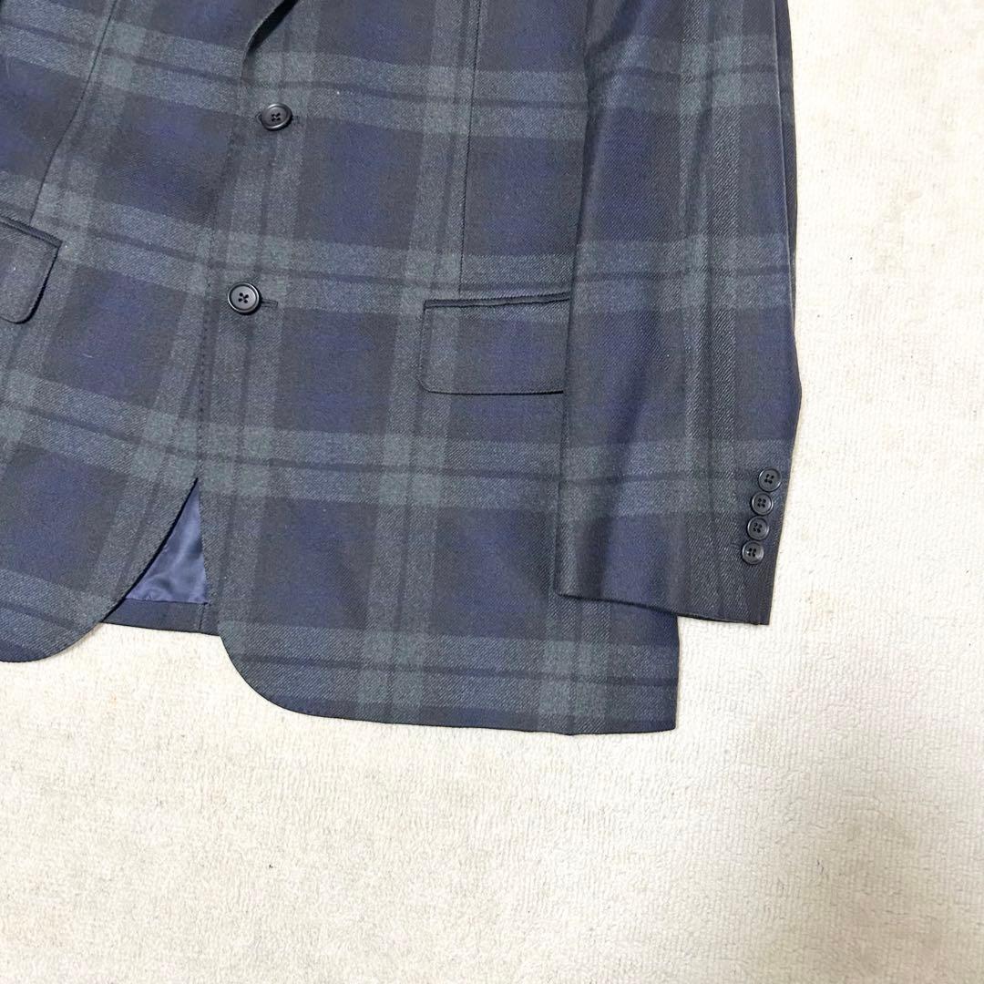 極美品　マッキントッシュロンドン　テーラードジャケット　ブラックウォッチチェック